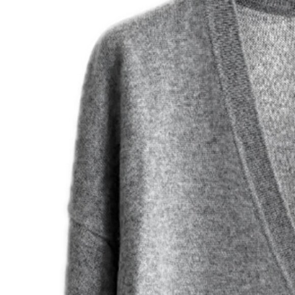 Jason Wu Women's 100% Cashmere Cardigan Sweater Top w Pockets Gray Size S NEW - Picture 8 of 11